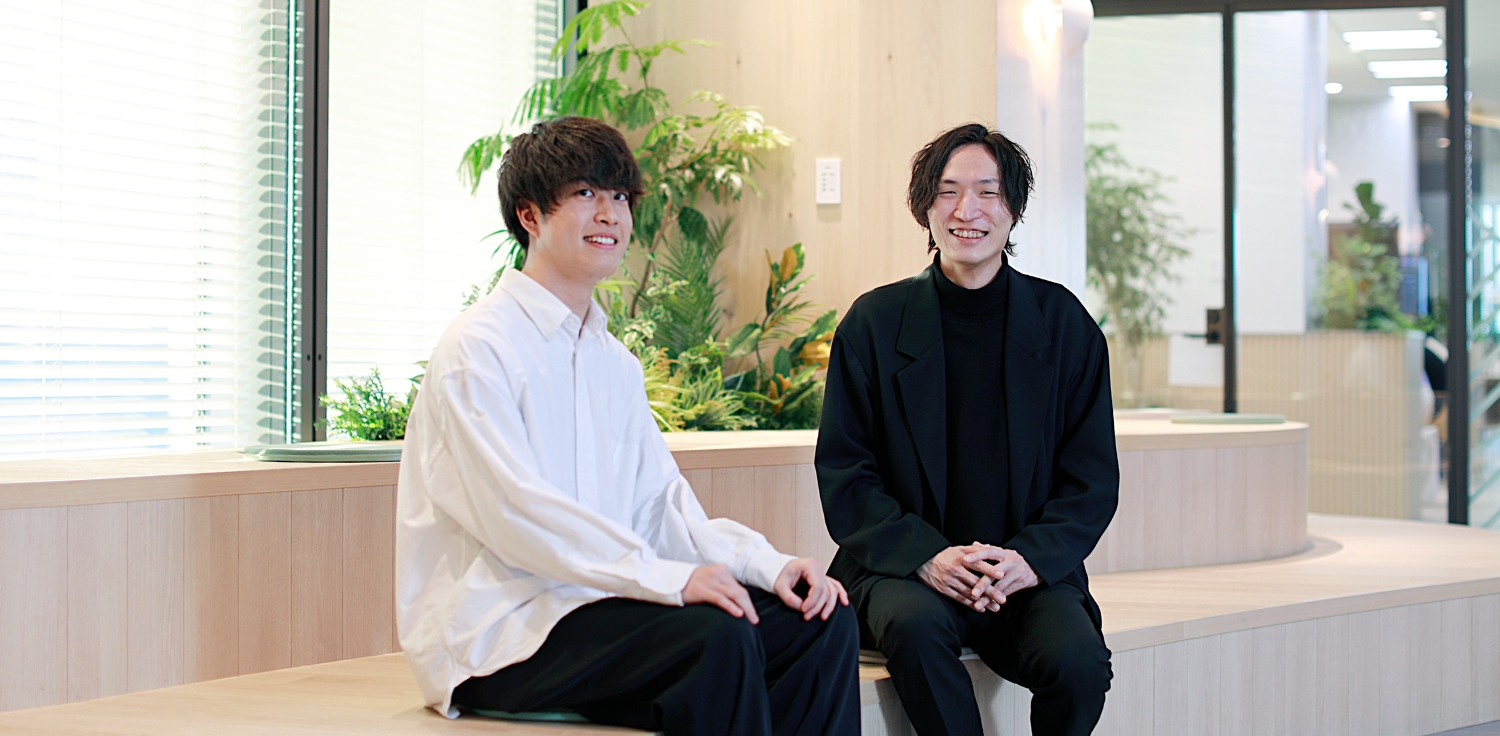 上司も頼らせてもらうし、部下もきちんと意見を言う。<br />
オープンな関係がマイナビの良さ。という内容について語っている様子