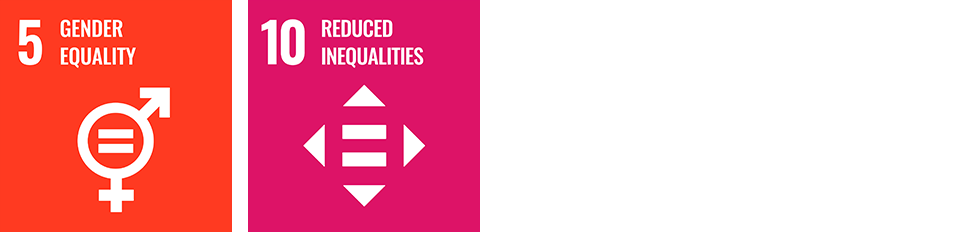 5 GENDER EOUALITY, 10 REDUCED INEQUALITIES